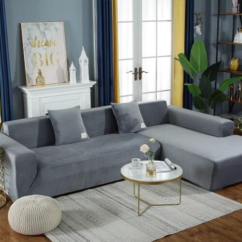 YanYangTian Silver Fox Velvet Thicken Stretch Sofa Cover Protector Furniture Sofa Covers for Cushions Armchairs PillowCase cover