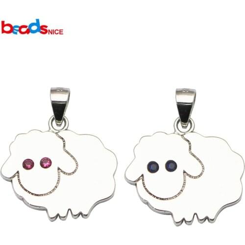 Beadsnice silver sheep jewelry, Sheep Jewelry Pendant Necklaces Designer And Pins Setting Sale ID36756/ID37054