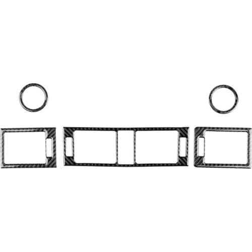 Fit For Mercedes-Benz old C-Class W204 carbon fiber door central control air outlet decoration Interior modification