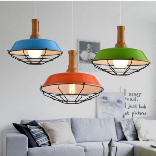 Loft Decor Lamp LED Edison Vintage Pendant Light Fixtures Iron Droplight For Dining Room Industrial Antique Home Lighting