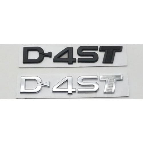 For Toyota Highlander D-4ST D4ST Emblem Letters Rear Trunk Tailgate Logo Sign Mark