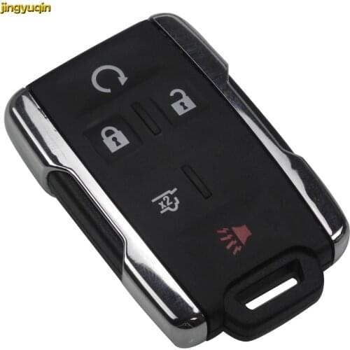 Jingyuqin 5 Buttons Remote Car Key Shell Keyless Entry Fob Transmitter for G M C for Chevrolet Truck Car Styling