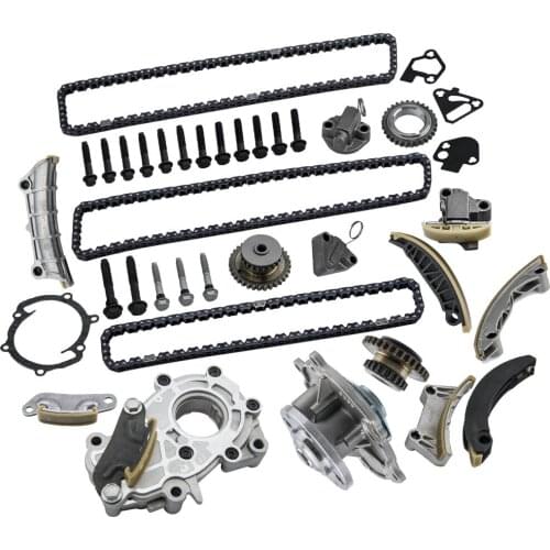 Engine Timing Chain Kit Oil Pump for GMB Water Pump Fit for Buick Cadillac Suzuki 3.6L 2007-2016