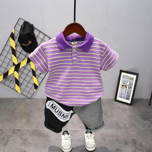 Baby Boys Clothing Set Summer Tops Shorts Cotton Children Kids Sport Suit Costume Toddler Boys Formal Clothes Sets 2-7years