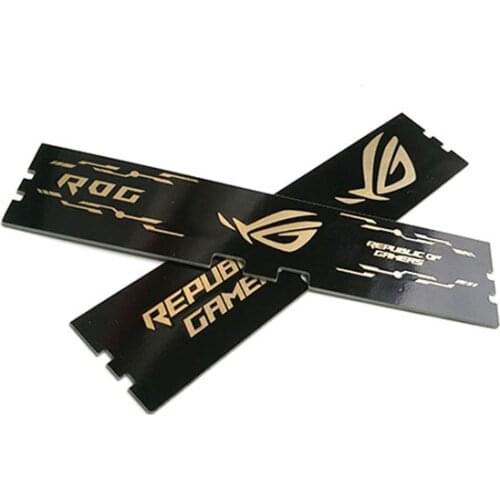 Computer Components DDR3/DDR4 RAMs Modified Radiator Decoration Card Slot Gray Template Memory Card Mold