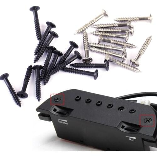 LETAOSK 50pcs/Set Electric Guitar Pickup Ring Humbucker Surround Mounting Screw DROPSHIPPING DROP SHIPPING