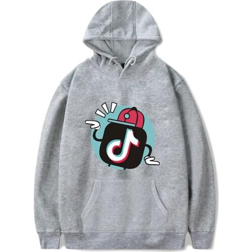 Hot TIK TOK Hoodies Cool Pullover Hooded Sweatshirt Mens Long Sleeve Clothing Women Casual Loose Tops