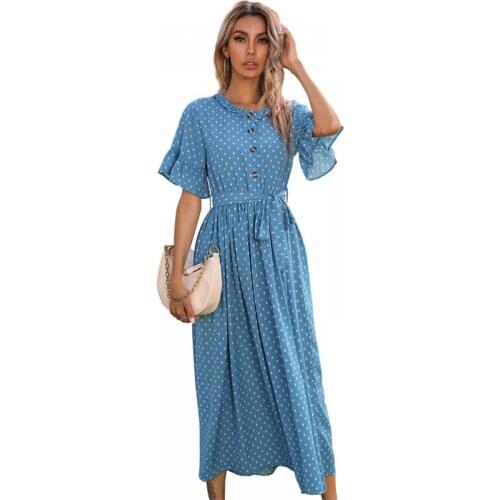 Летние платья в горошек MXPZSP China At AliExpress