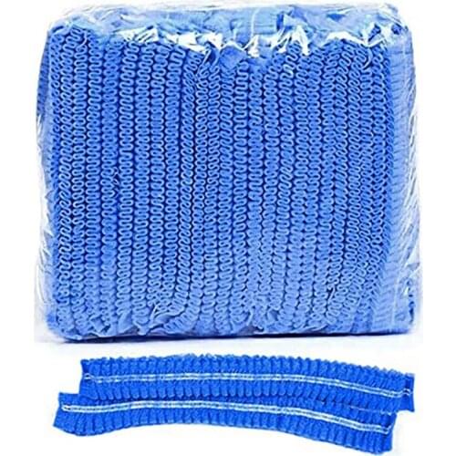 Non-Woven Shower Cap Disposable Cap, Hair Cap for the Dust-Free Workshop of Kitchen Restaurant Factory