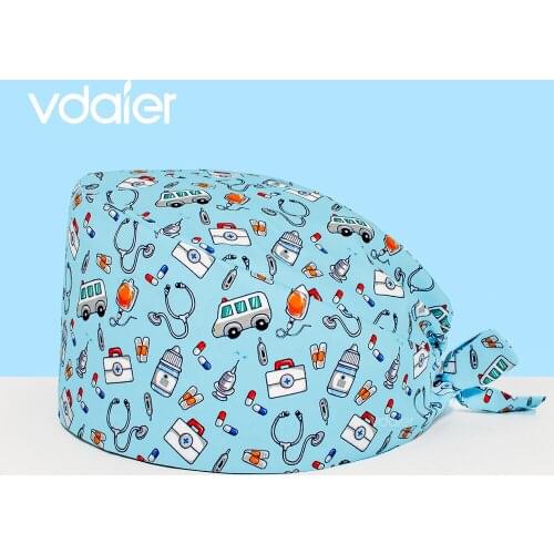 Wholesale Nurse Hats For Women gorros quirurgic Salon Pharmacy Bonnet Caps Lab Pet hospital Doctor Surgicals Cap Working Cap