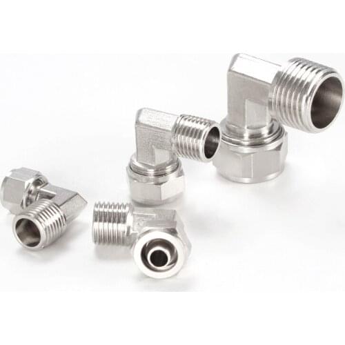 Pneumatic coupling copper quick-screw elbow external wire 1 part 2 parts 3 parts 4 parts gas pipe 6MM,8MM,10MM,12MM,16MM elbow j