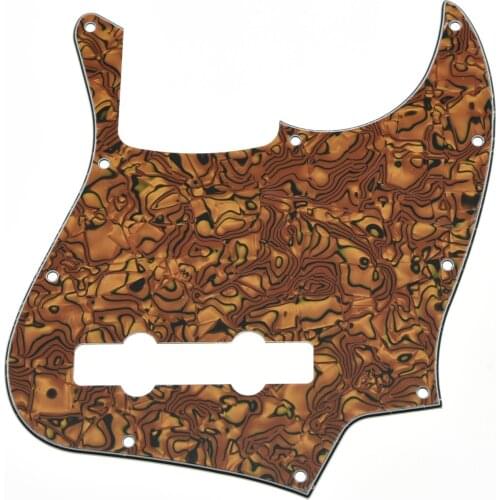 Tiger Stripe 5 String Jazz J Bass Pickguard Scrach Plate USA Spec Fits For Fender