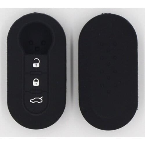 Car Styling 1PC Replacement Key Case for Fiat 500 Panda Punto Bravo High Quality Remote Flip Car Key Shell Cover Case