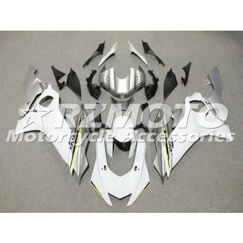 Style New ABS whole Fairings kit Fit for YAMAHA YZF-R6 2017 2018 2019 R6 17 18 19 Bodywork set Custom Free Cool white silver