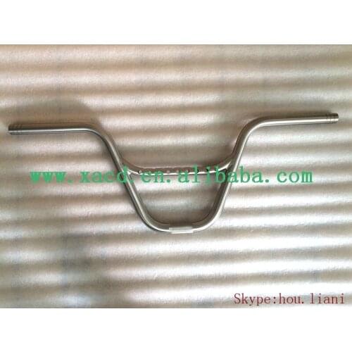Customized titanium BMX bike handlebar 400mm width Ti BMX handle bar Made XACD titanium BMX bicycle handlebar