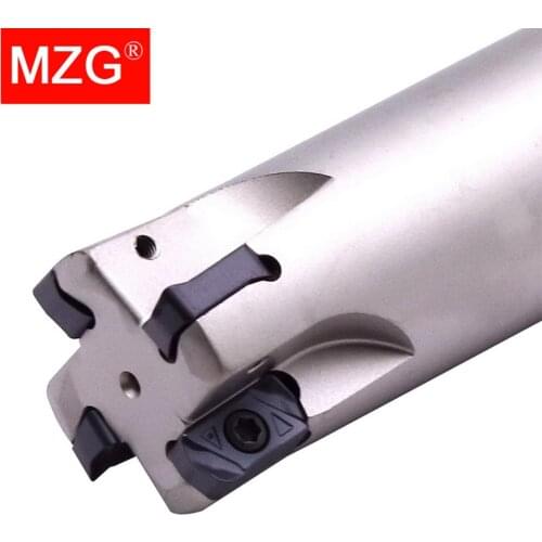 MZG EXN03R CNC Fast Feeding Lathe Machining Alloy End Mill Shank LNMU Double Side Carbide Insert Milling Cutter
