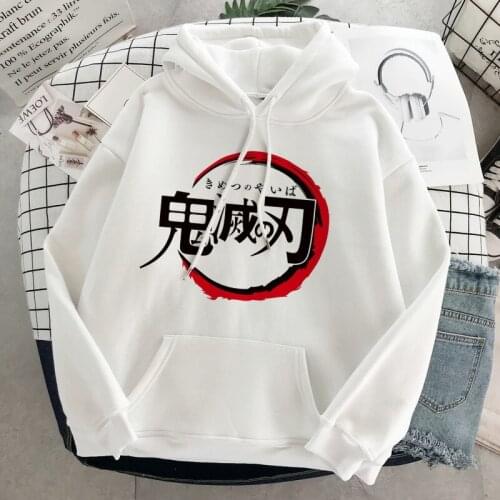 Anime Demon Slayer Fall Winter Pullover Sweatshirt Womens Kamado Tanjirou Spring Hoodie Harajuku Kimetsu No Yaiba Sudaderas