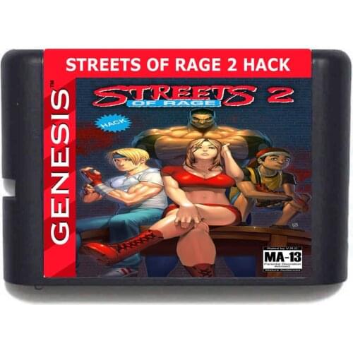 Streets of Rage 2 Hack NTSC-USA Game Cartridge For 16 bit Sega Mega Drive / Genesis