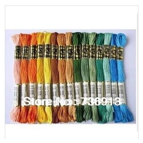 Total 50 Skeins Embroidery Thread Floss Choose Any Colors And Quantity--8.7 Yard Length