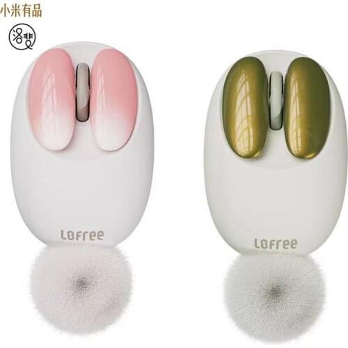 Youpin LOFREE Petal Bluetooth /2.4GHz Portable Mouse Fashion Home Office Wireless Computer Mouse dual-mode Mouse for Girls