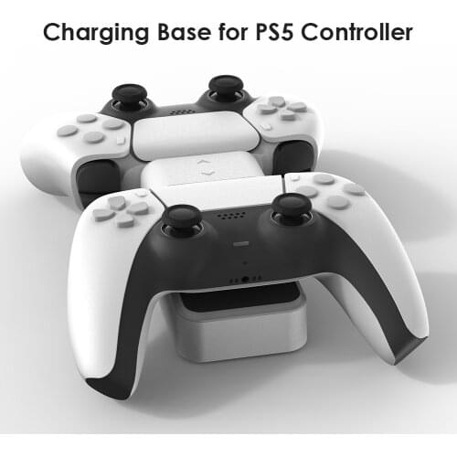 Controller Charger for PS5 DualSense Dual USB Charging Dock with USB A Output Port Electronic Machine Accessories