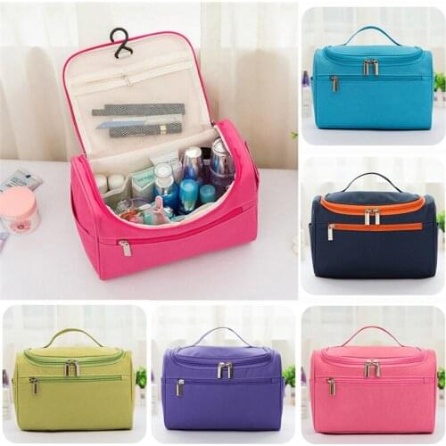 Ladies Professional Large Capacity Makeup Bag Cosmetic Case Storage Handle Organizer Travel Kit
