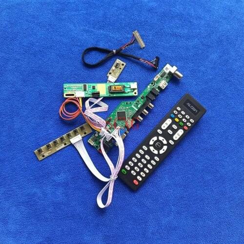 1CCFL USB VGA AV HDMI-compatible LCD matrix controller card 1400*1050 Analog Kit Fit IASX12C/IASX12G/ITSX95E/ITSX95H 30-Pin LVDS