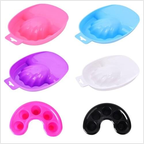 1 PC Nail Art Hand Wash Remover Soak Bowl DIY Salon Nail Spa Bath Treatment Manicure Tools