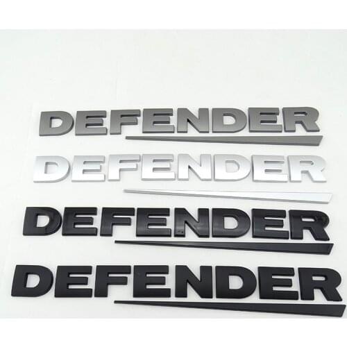 3D Lettering Badge Emblem 90 110 Tailgate Sticker Defender Trunk Decal Car Logo
