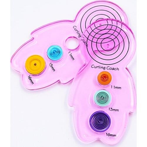 DIY quilling accessory scrabooking material Cute Doll Shape Rulers craft supplies Paper Quilling Tool Art crafting Tools Kit