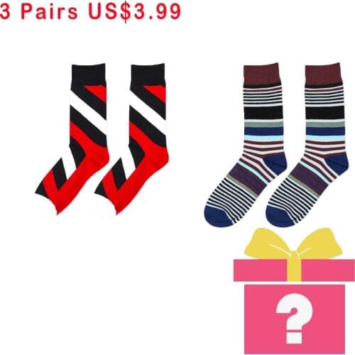 Free Shipping 3 Pairs Men Socks Novelty High Quality Gifts Socks Combed Cotton Male