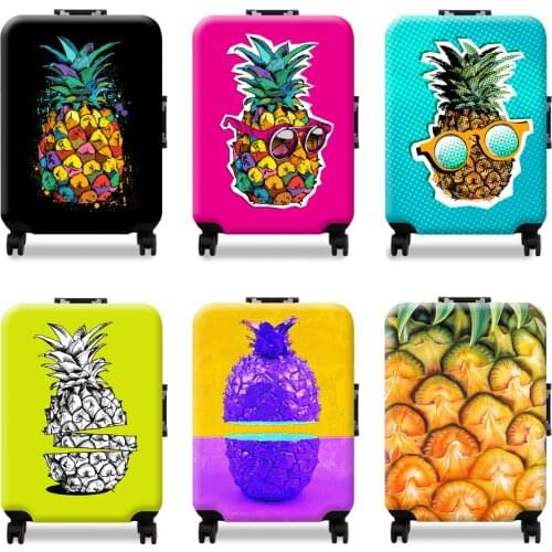 Thick Elastic pineapple Luggage Protective Case Cover for 18-32 inch case for suitcase travel suitcase trolley bag covers