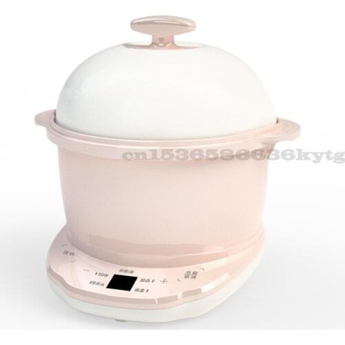 Electric Cooker Household Intelligence Appointment Baby Food Supplement Porridge Soup White Porcelain Insulation Electric Cooker