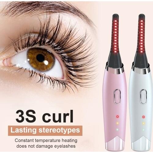 Electric Eyelash Curler Heated Curler Quick Heating Natural Eyelash Curler Makeup Eye Lash Curler Beauty Lifting Eyelashes