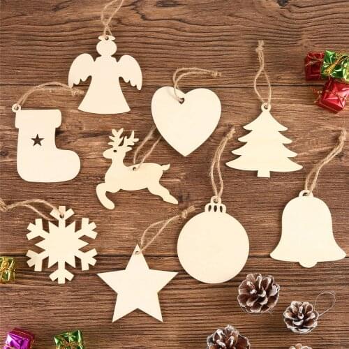 HaoLive Wooden Christmas Decorations