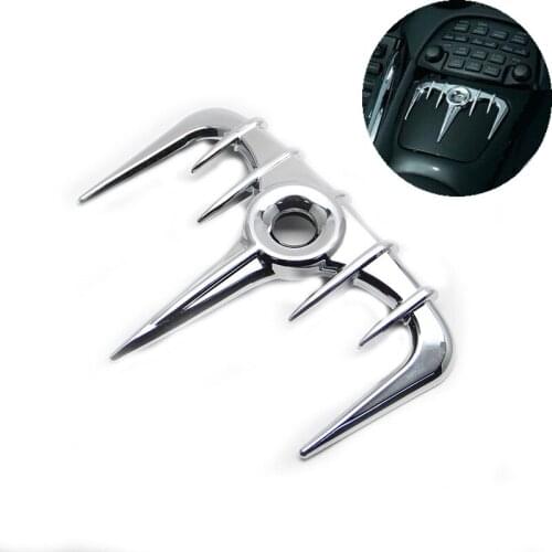 Motorcycle ABS Plastic Chrome Fairing Gas Tank Door Trim For Honda Goldwing GL1800 2001-2011