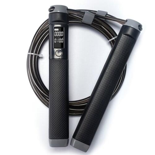 Intelligence Jump Rope Digital Counter For Indoor/Outdoor Fitness Training Boxing Adjustable Crie Skipping Rope Workout -40