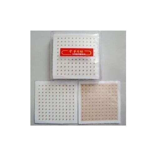 Magnets Gold Plated Ear Seeds Sticker Paste Bean Acupressure massage seed for Acupoint Therapy Auricular Acupuncture 1210PCS/lot