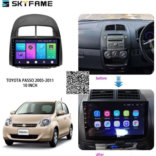 For Toyota Passo 2005-2011 Car Radio Stereo Android Multimedia System GPS Navigation DVD Player