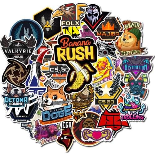 10/30/50PCS Game CS GO Stickers Skateboard Fridge Phone Guitar Motorcycle Luggage PVC Waterproof Cool Sticker Decal Child Toys