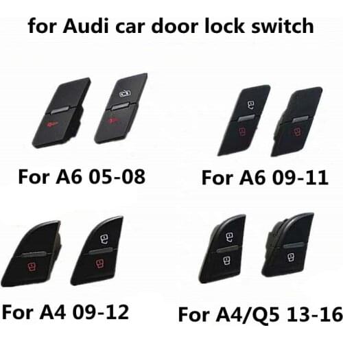 Suitable for Audi original A4 B8 Q5 A6 car door lock switch central control lock button button unlock switch unlock button