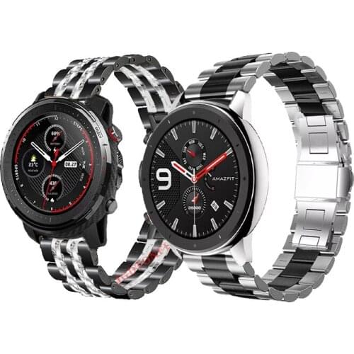 WatchStrap for Xiaomi huami Amazfit Stratos 3 2 2S /PACE/GTR 47MM Watch Band for Huawei Watch GT GT2 46mm For Galaxy watch 3