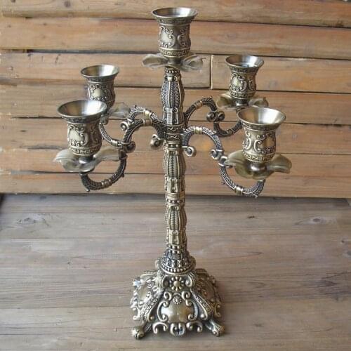 Romantic Luxury Style Metal Candle Holders Wedding Decoration Bar Party Home Decor Candlesticks candelabra Candle holders 2005