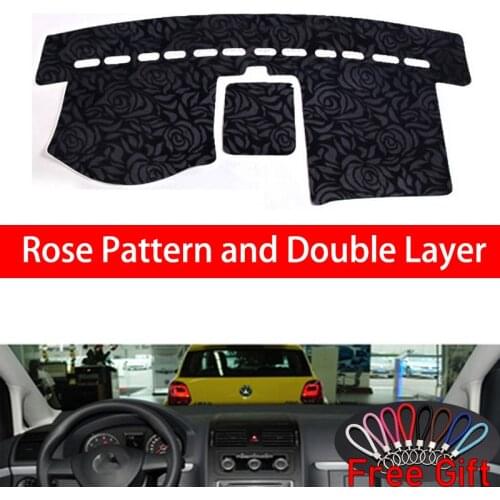 Rose Pattern For Volkswagen touran 2004 2005 2006 2007 2008-2015 Car Stickers Car Decoration Car Accessories Interior Car Decals