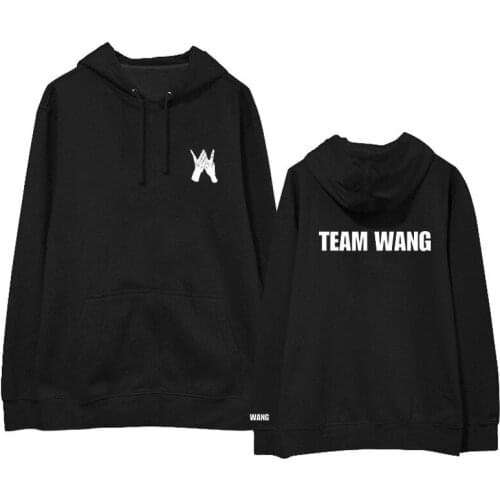 KPOP TEAM WANG GOT7 Long Sleeve Hoodies Black White Grey Pink Red Spring Autumn Hoodies New Album DYE NOT BY THE MOON JinYoung