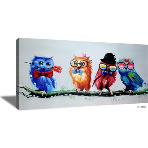 1 Panel Kids Room Wall Decor Animal Bird Canvas Art Poster Artwork for Home Decor Abstract Canvas Prints Picture Painting