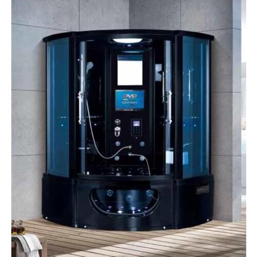 1500X1500X2250mm Double Person Bathroom Steam Shower Enclosure With TV Mult-Functional Computer Control Wet Sauna Room 7029