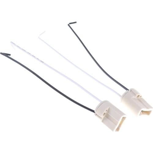 5pcs 5A Lamp Holder G9 Lamp Base Socket Adapter Converter Connector Cable LED Halogen Light Bulb Base Ceramic 110-220V