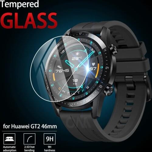5Pcs 9H Premium Tempered Glass For Huawei watch GT 2 GT2 46mm Smartwatch Screen Protector Film Accessories for Huawei GT2