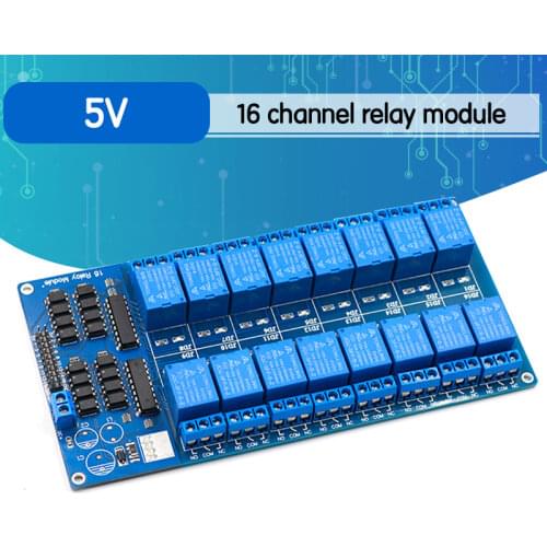 5V 16 Channel Relay Module for arduino ARM PIC AVR DSP Electronic Relay Plate Belt optocoupler isolation